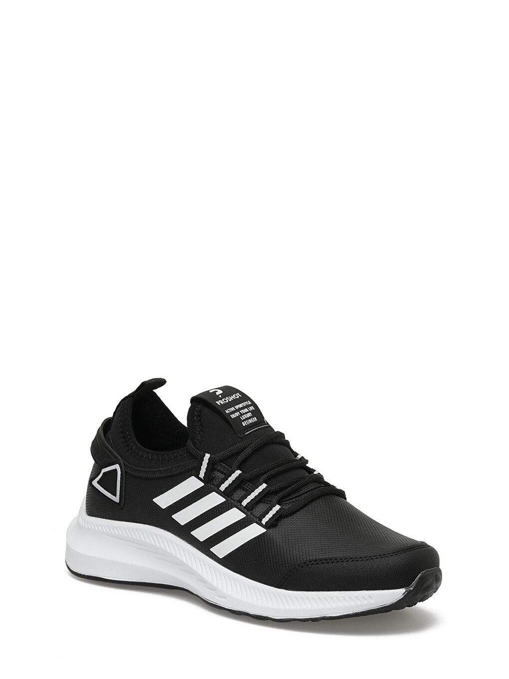 PS190 3PR Siyah Erkek Koşu Ayakkabısı-1