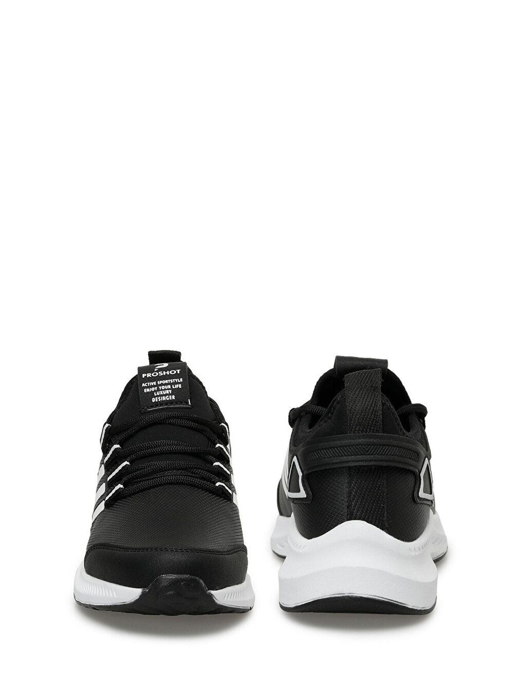 PS190 3PR Siyah Erkek Koşu Ayakkabısı-4