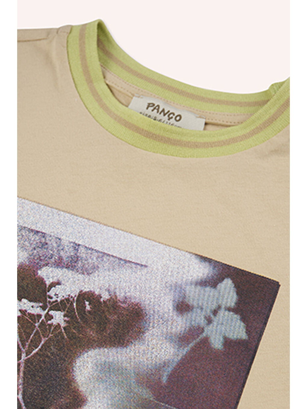 Erkek Çocuk Battaniye Baskılı Bej Tişört-2