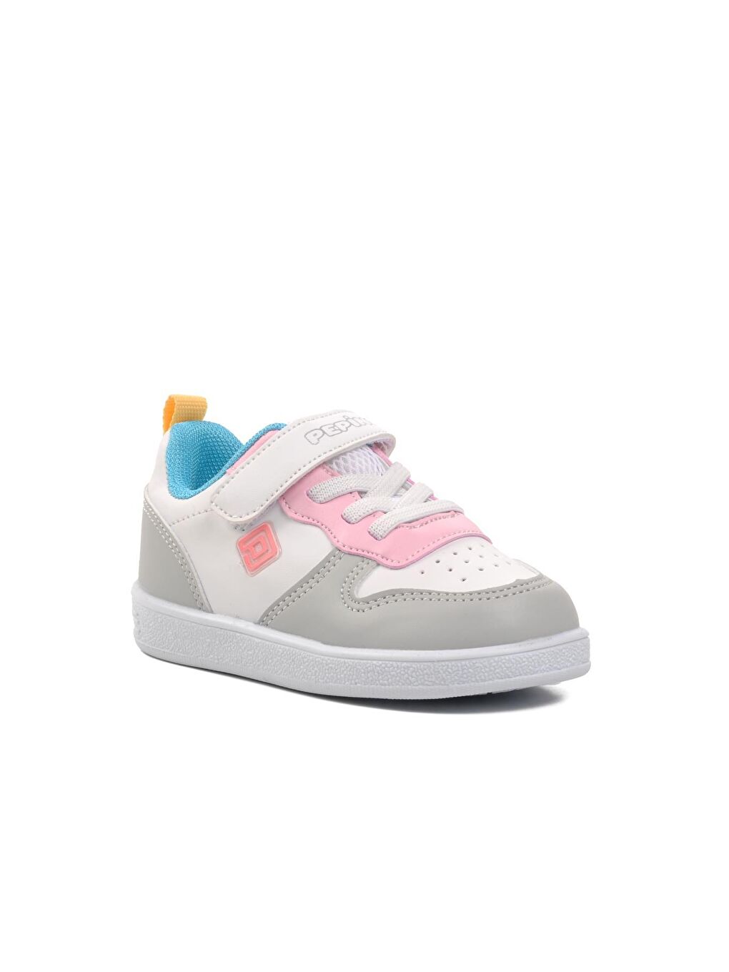 Pepino Beyaz-Pembe 1204-B Beyaz-Pembe-Turkuaz Çocuk Sneaker - 2