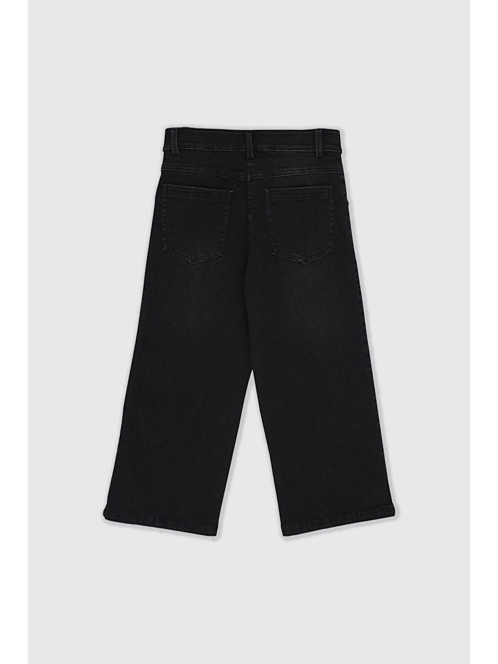 Kız Çocuk Siyah Jean Pantolon-5