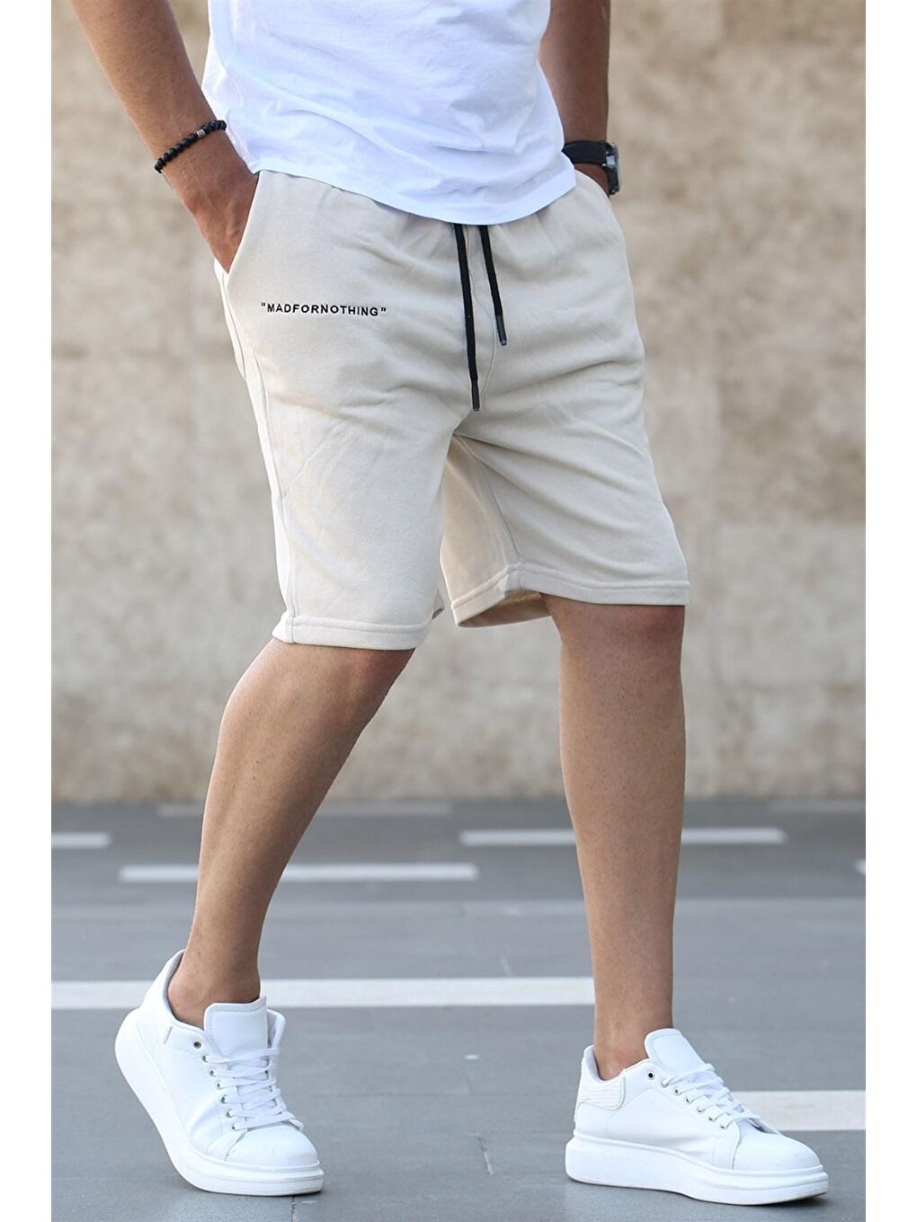 Bej Kapri Şort 5407