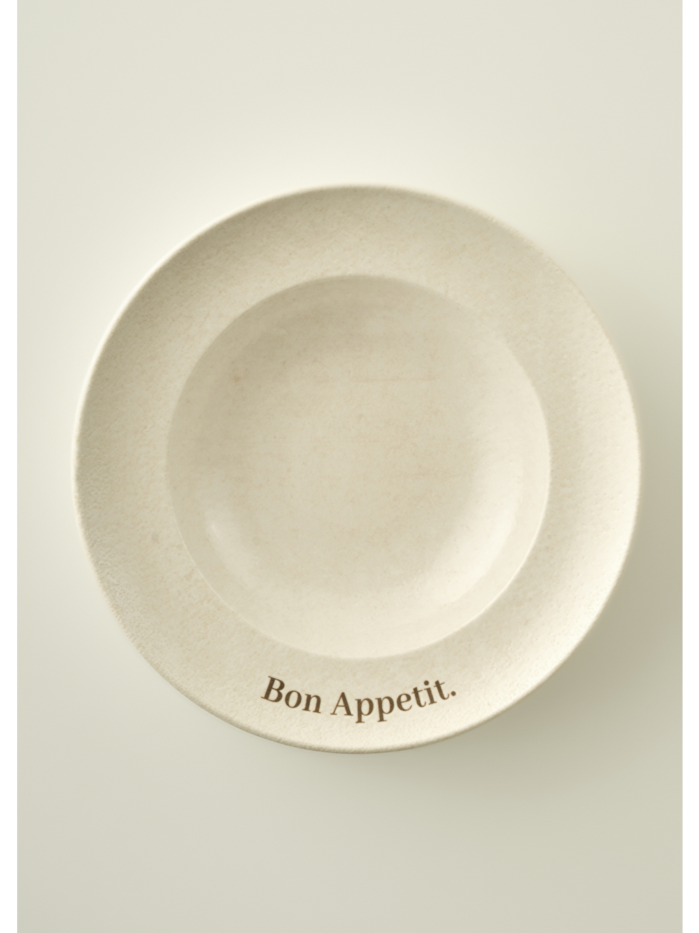 Ekru Bon Appetit Porselen Makarna Tabağı Krem (28 Cm)