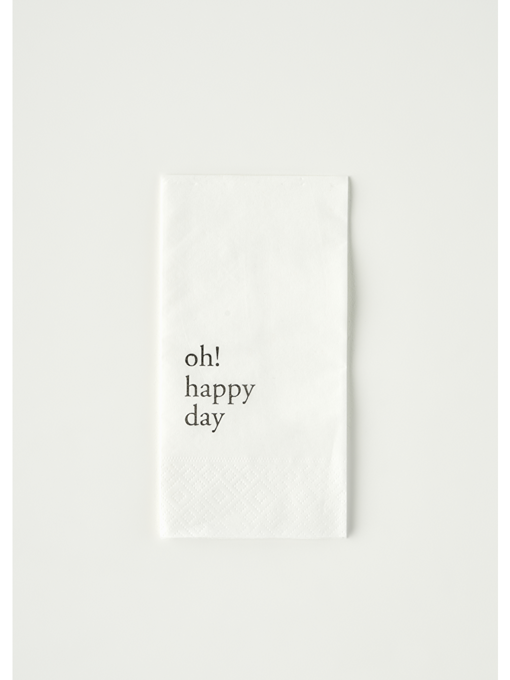 Oh Happy Day 100'lü Peçete Beyaz