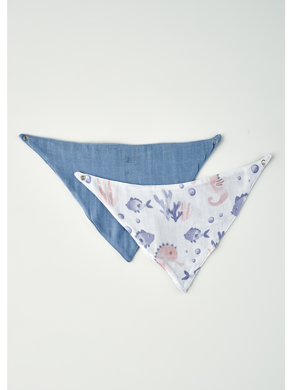 Marine Müslin Önlük Seti 2'li (40x21 Cm)