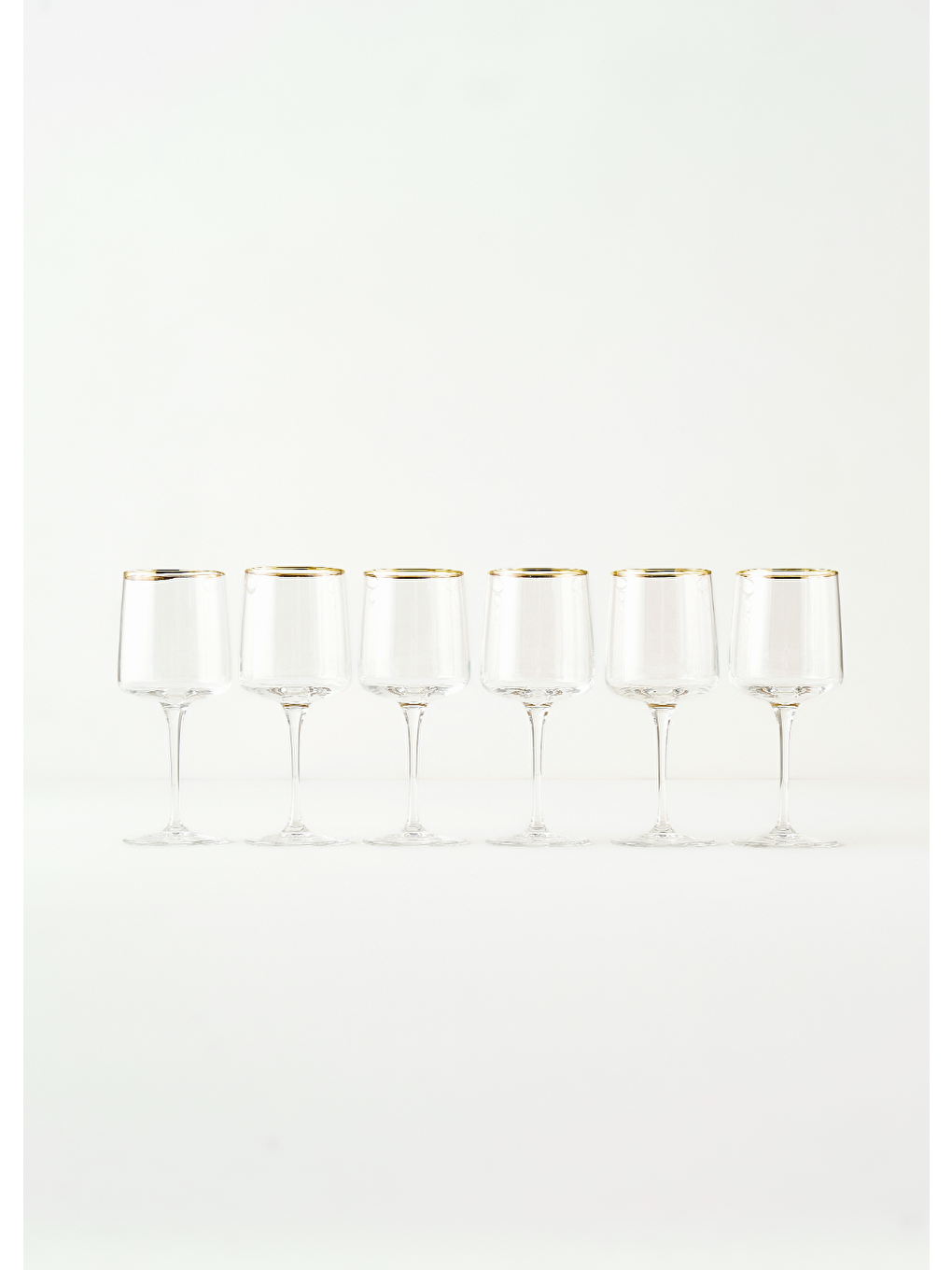 Sarı Premium Kadeh 6'lı Gold