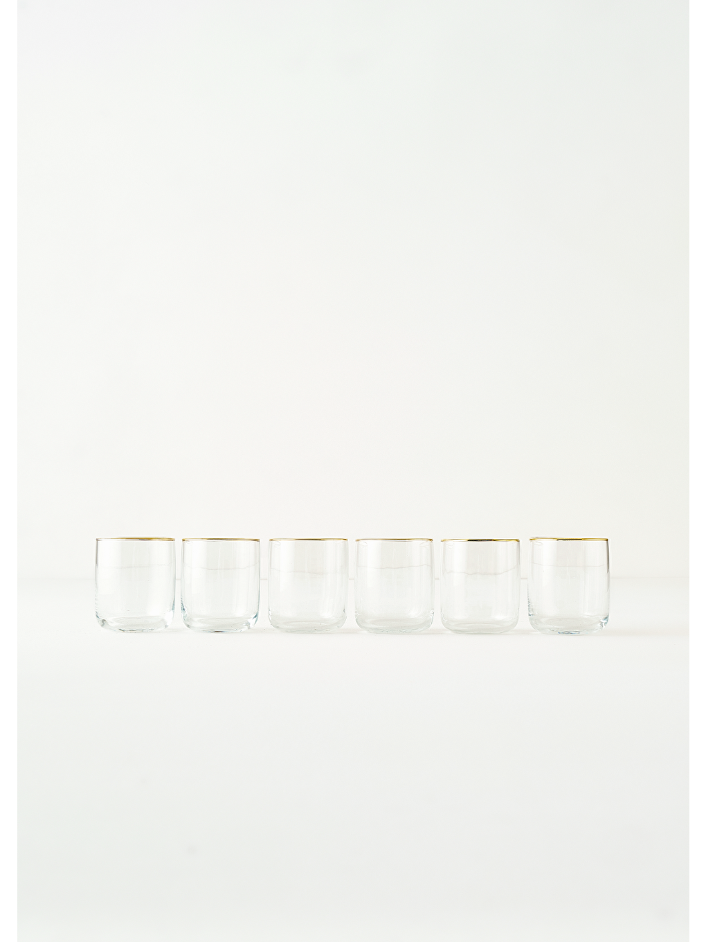 Sarı Premium Bardak 6'lı Gold