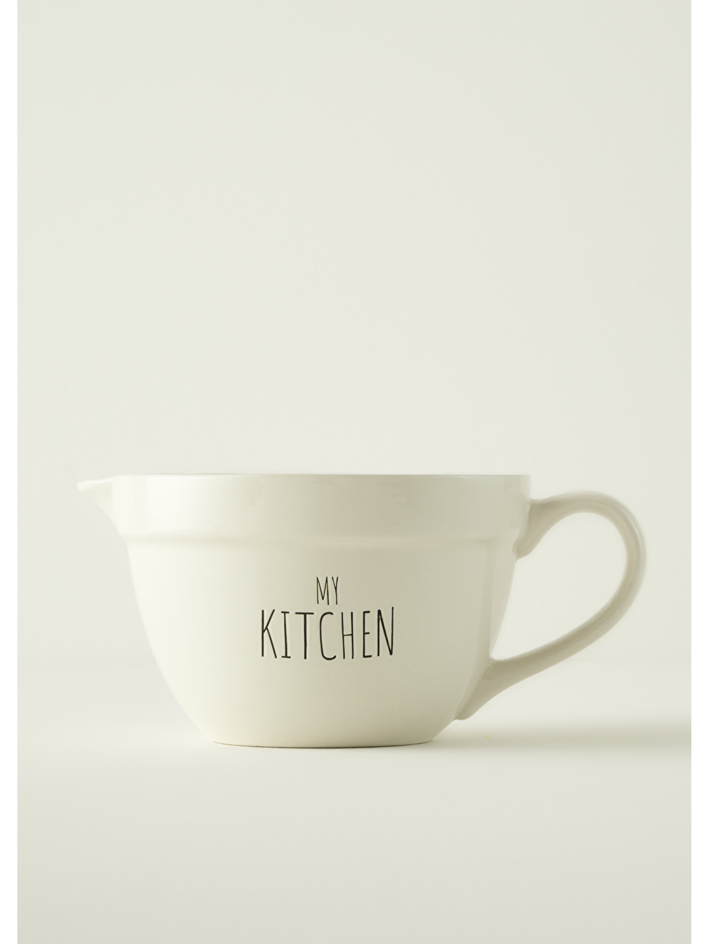 My Kitchen Stoneware Karıştırma Kasesi Beyaz (1700 cc)
