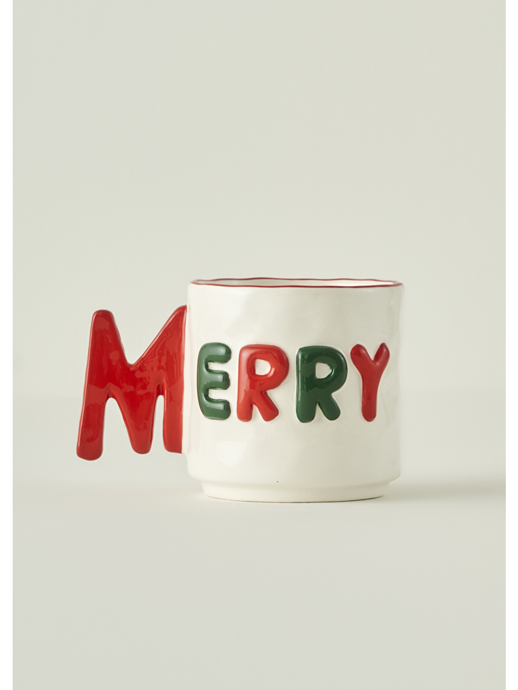 Karışık Merry Yılbaşı Stoneware Kupa (360 Cc)