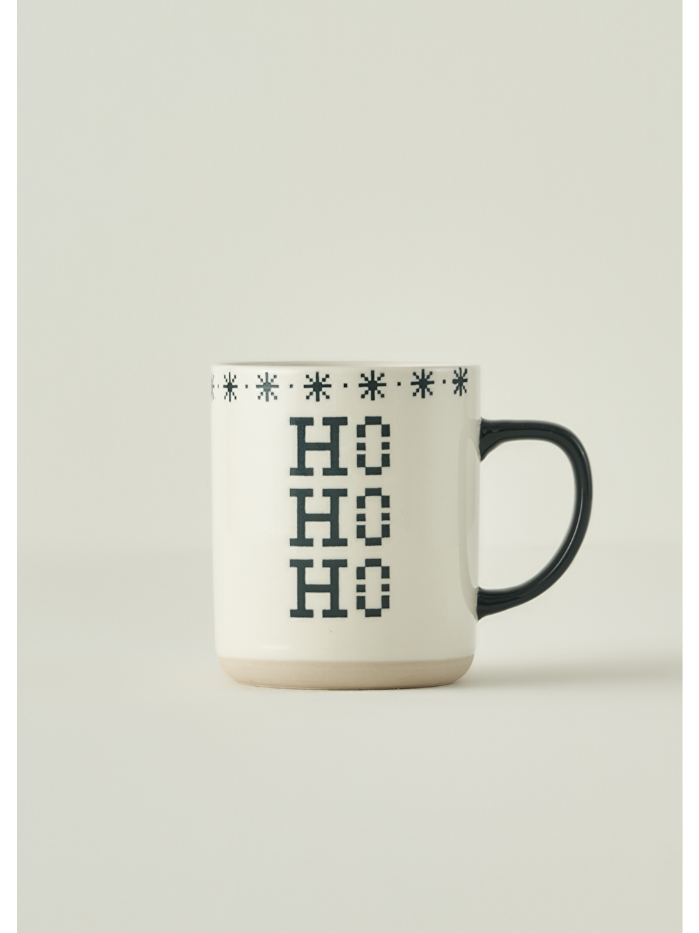 Hohoho Yılbaşı Stoneware Kupa Yeşil (470 Cc)