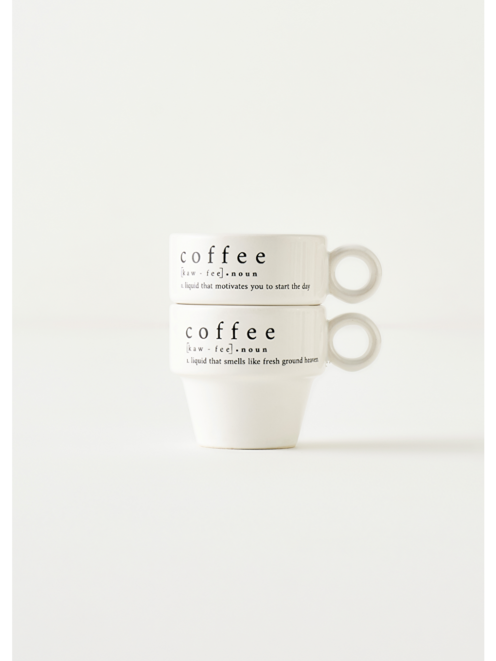 Coffeeaholic Espresso 2'li Set Siyah (105 Cc)