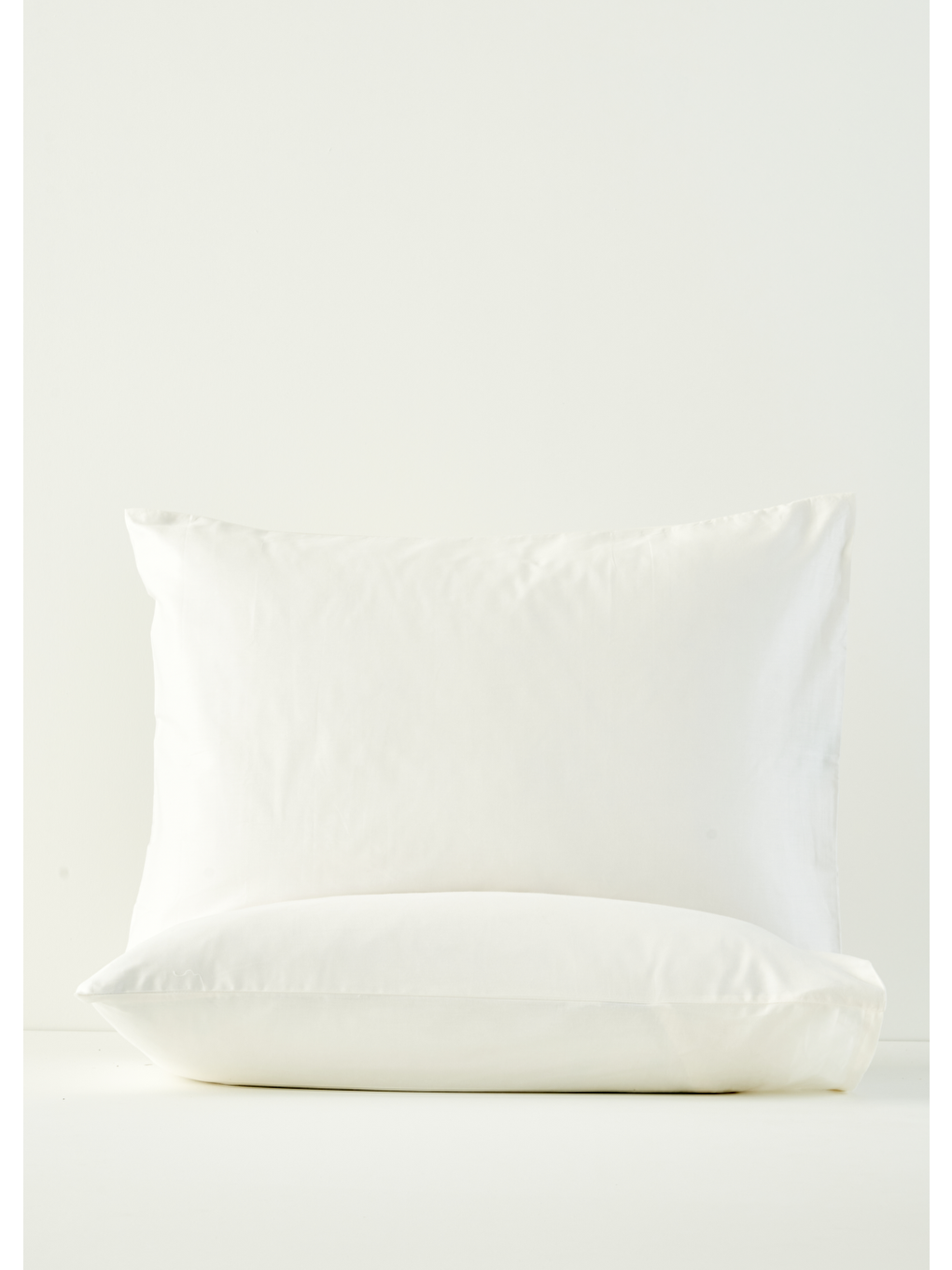 Supreme %100 Pamuk Saten 2'li Yastık Kılıfı Beyaz (50x70 Cm)