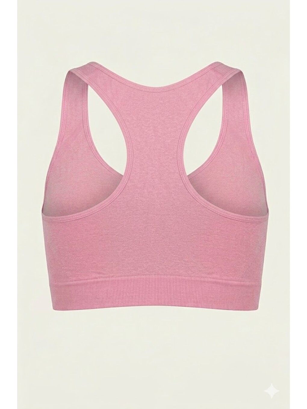 C14001 Dikişsiz Sporcu Büstiyer Pembe Neon-1