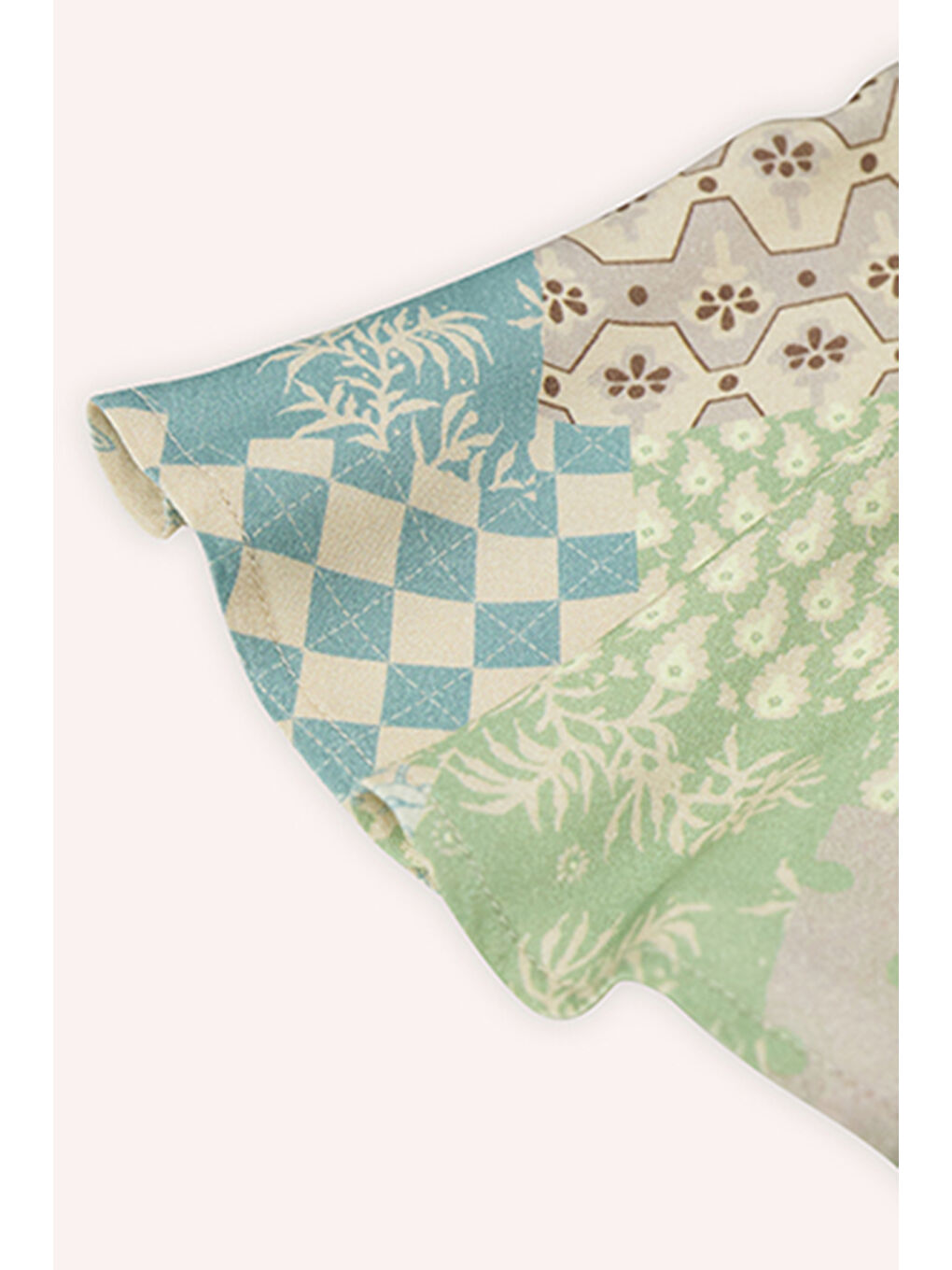 Kız Çocuk Desenli Bej Etek-2