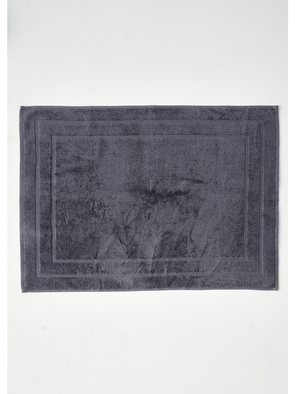 %100 Pamuk Premium Dorita Ayak Havlusu Koyu Gri (50x70 Cm)