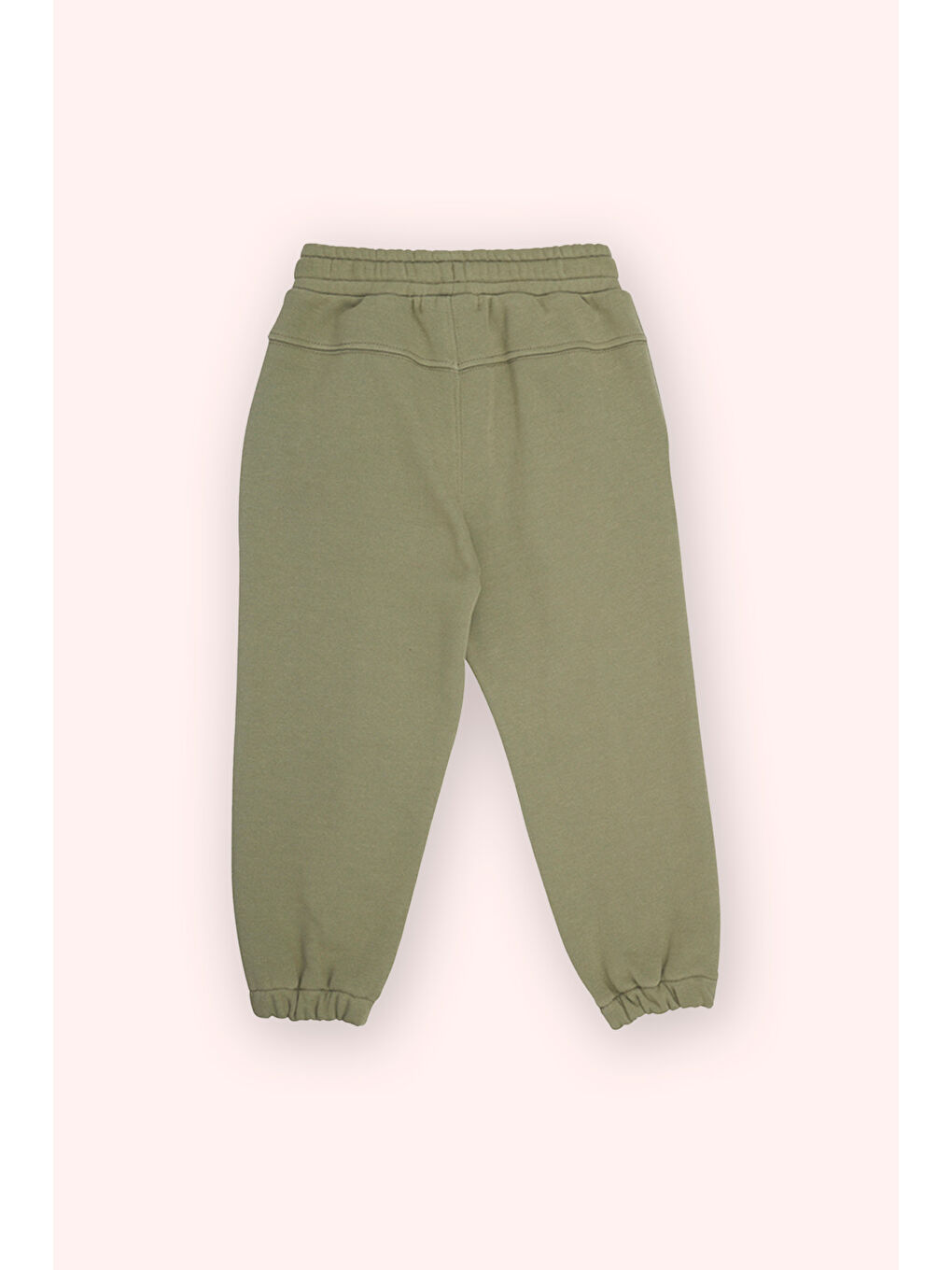 Erkek Bebek Paçası Lastikli Haki Eşofman Altı-1