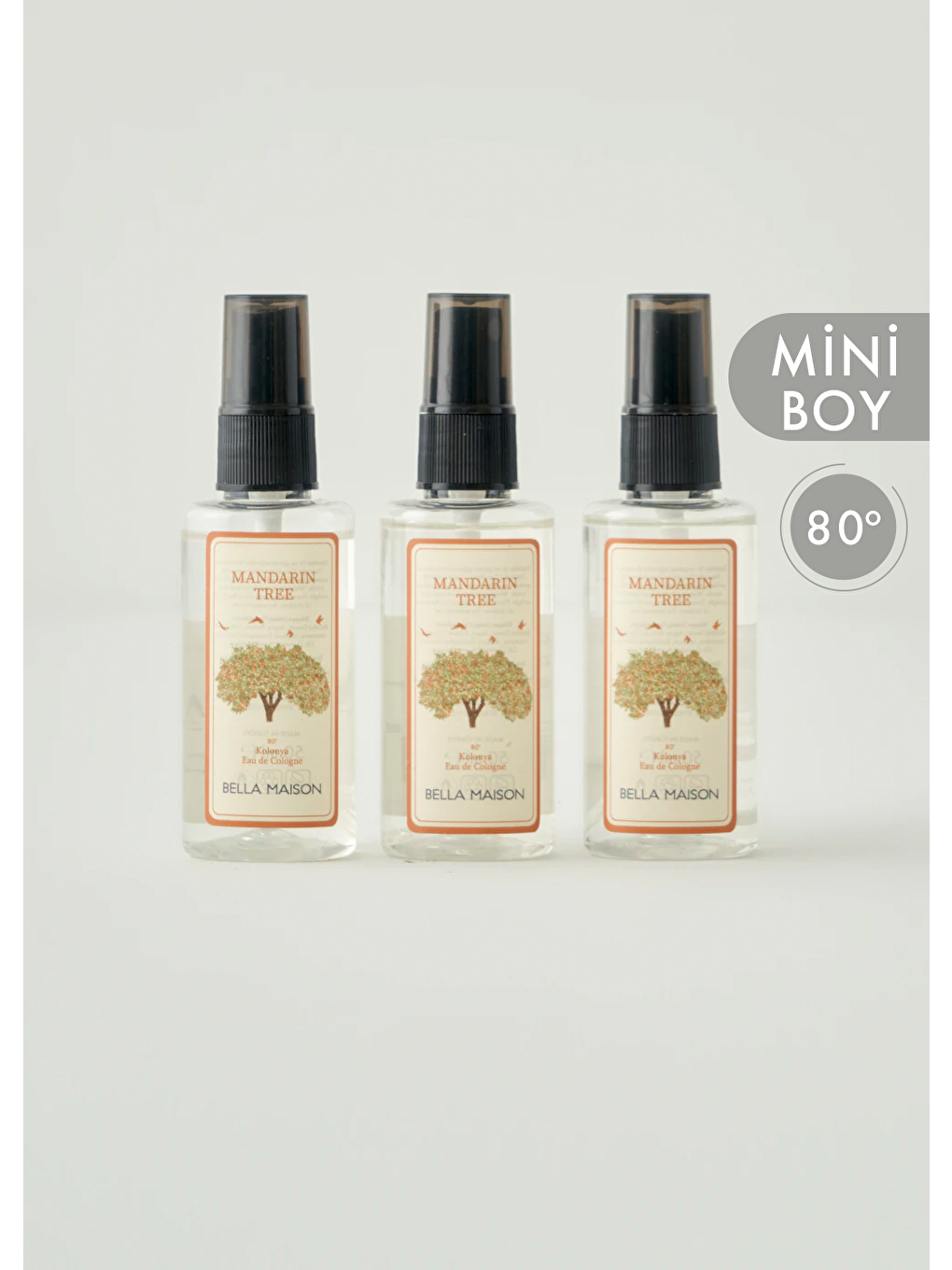 Mandarin Tree Kolonya 3'lü Turuncu (50 Ml)
