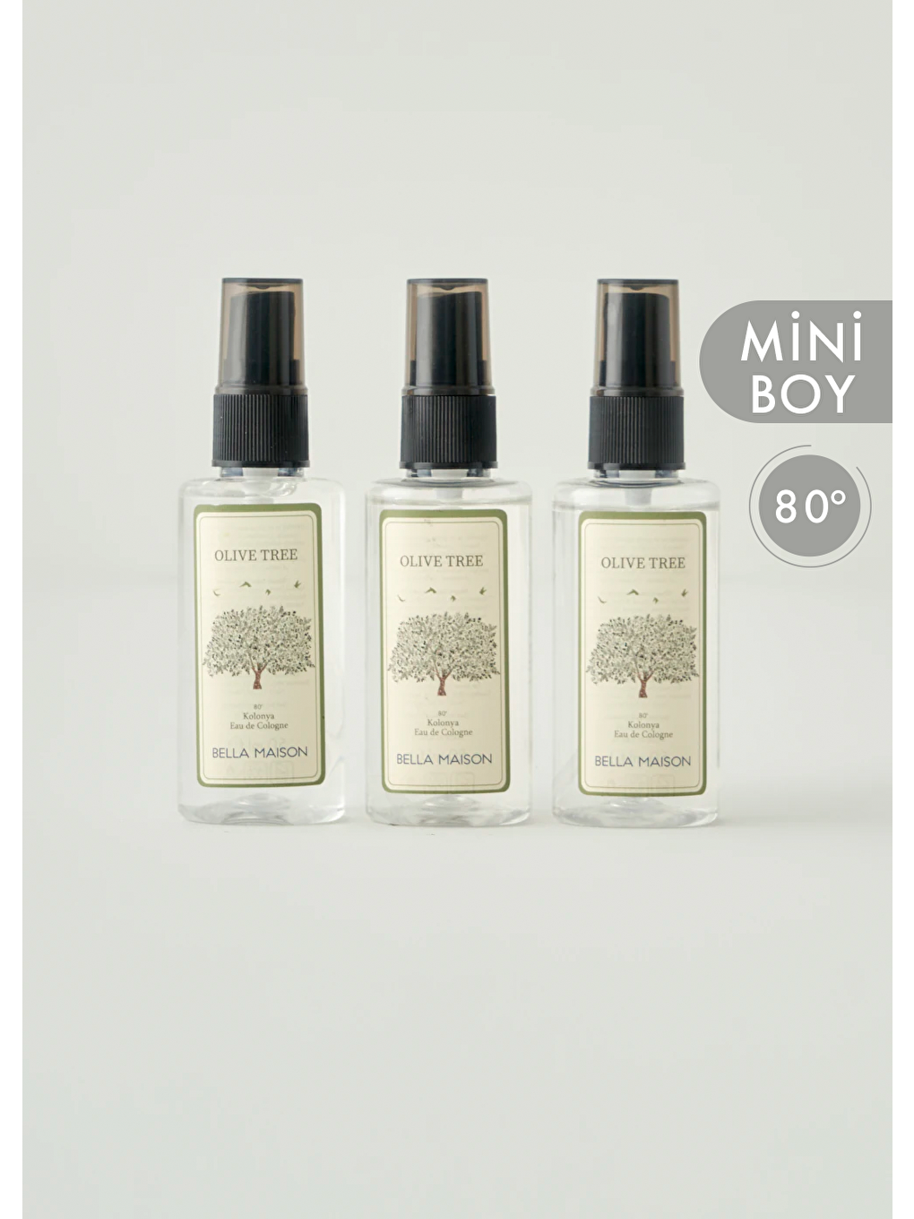 Olive Tree Kolonya 3'lü Yeşil (50 Ml)