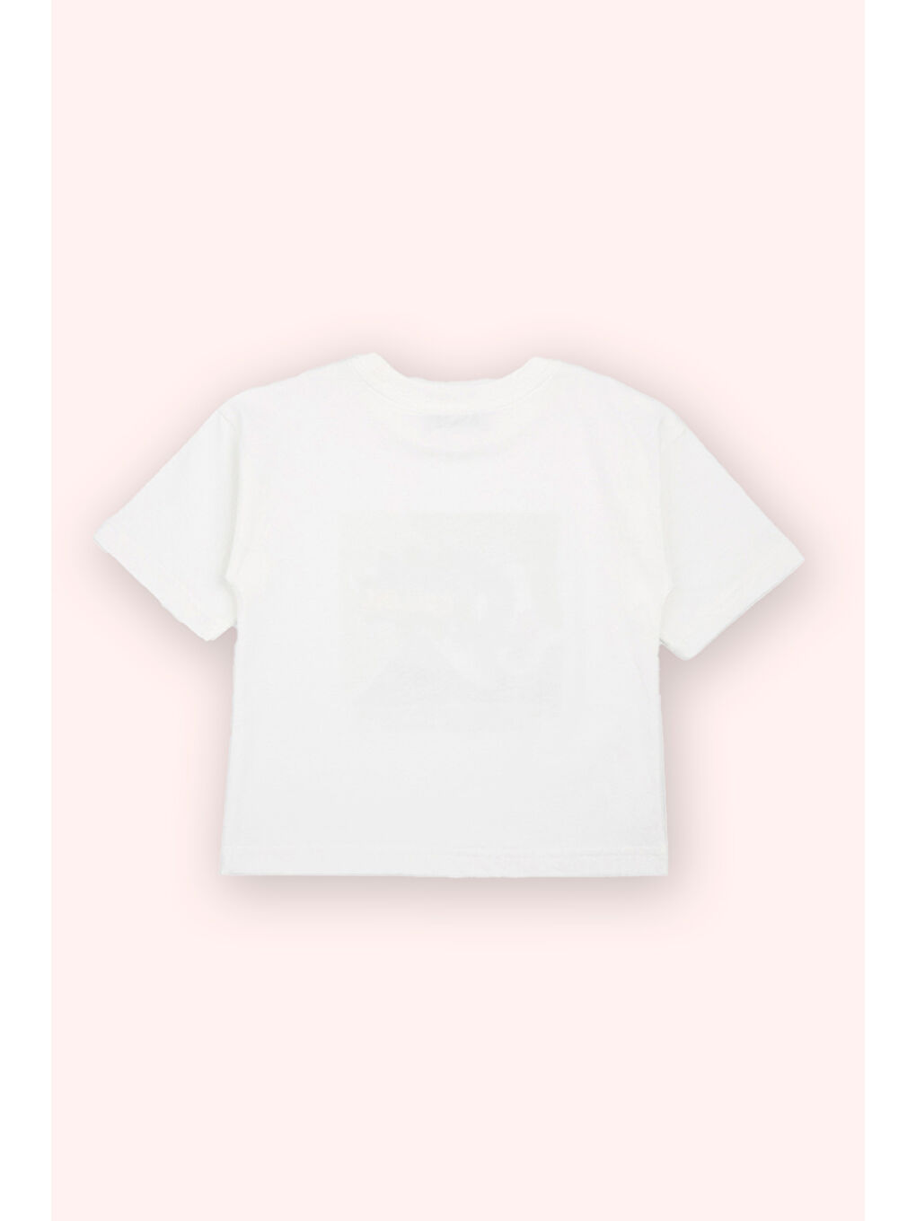 Erkek Bebek Kısa Kollu Ekru Tişört-1