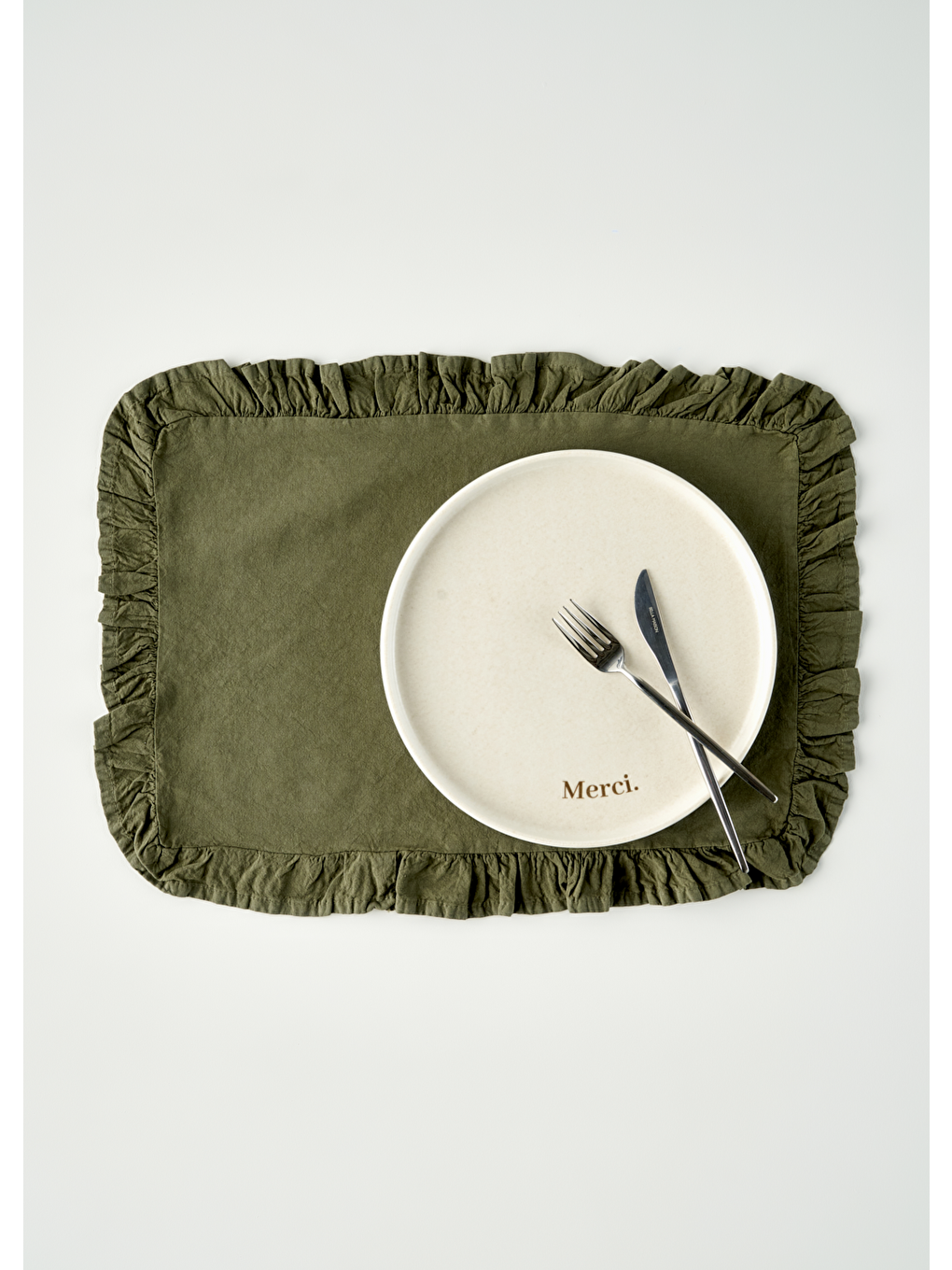 %100 Pamuk Elegance Amerikan Servis Haki (35x45 Cm)