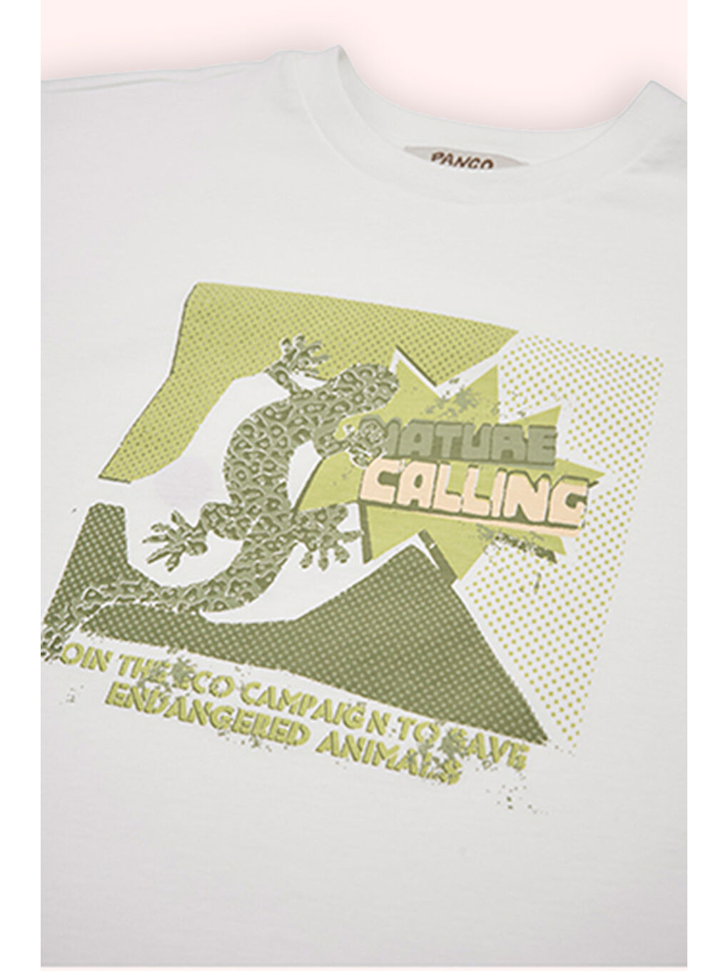 Erkek Bebek Kısa Kollu Ekru Tişört-2