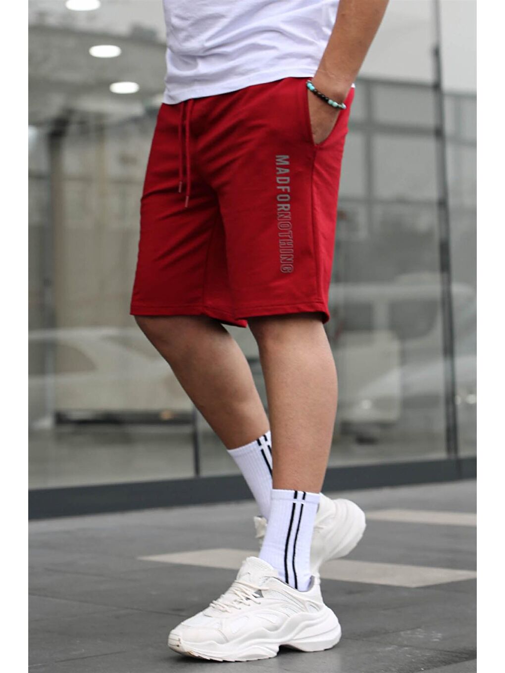 Bordo Kapri Şort 5403