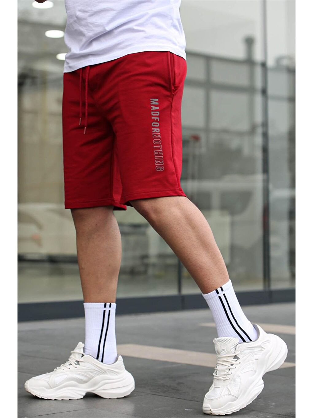 Bordo Kapri Şort 5403-2