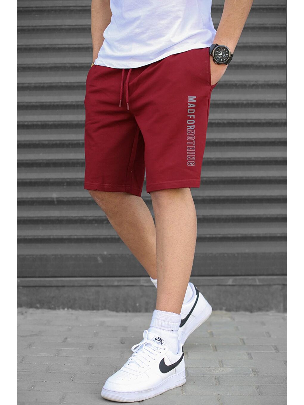 Bordo Kapri Şort 5403-3