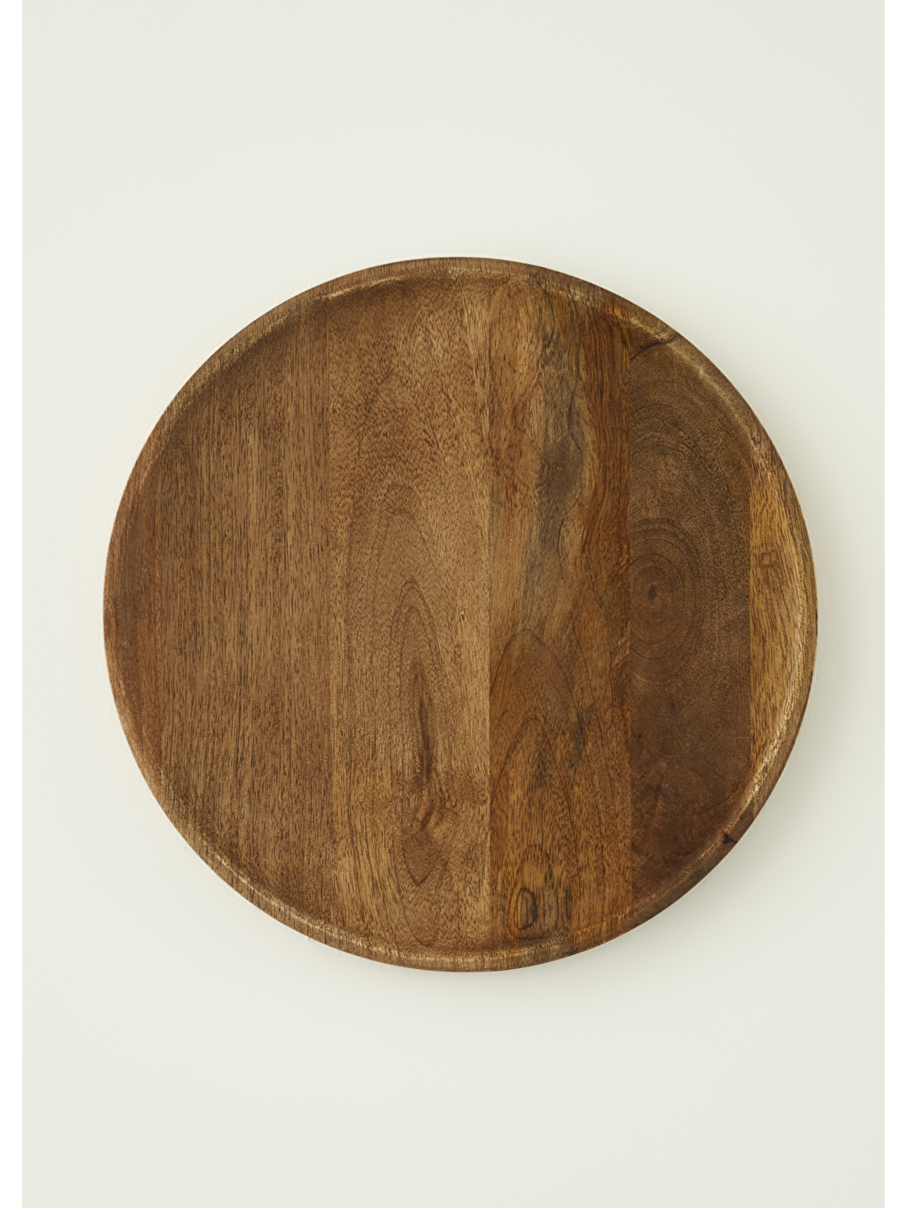Kahverengi Wooden Mango Sunum Tabağı Naturel (30 Cm)