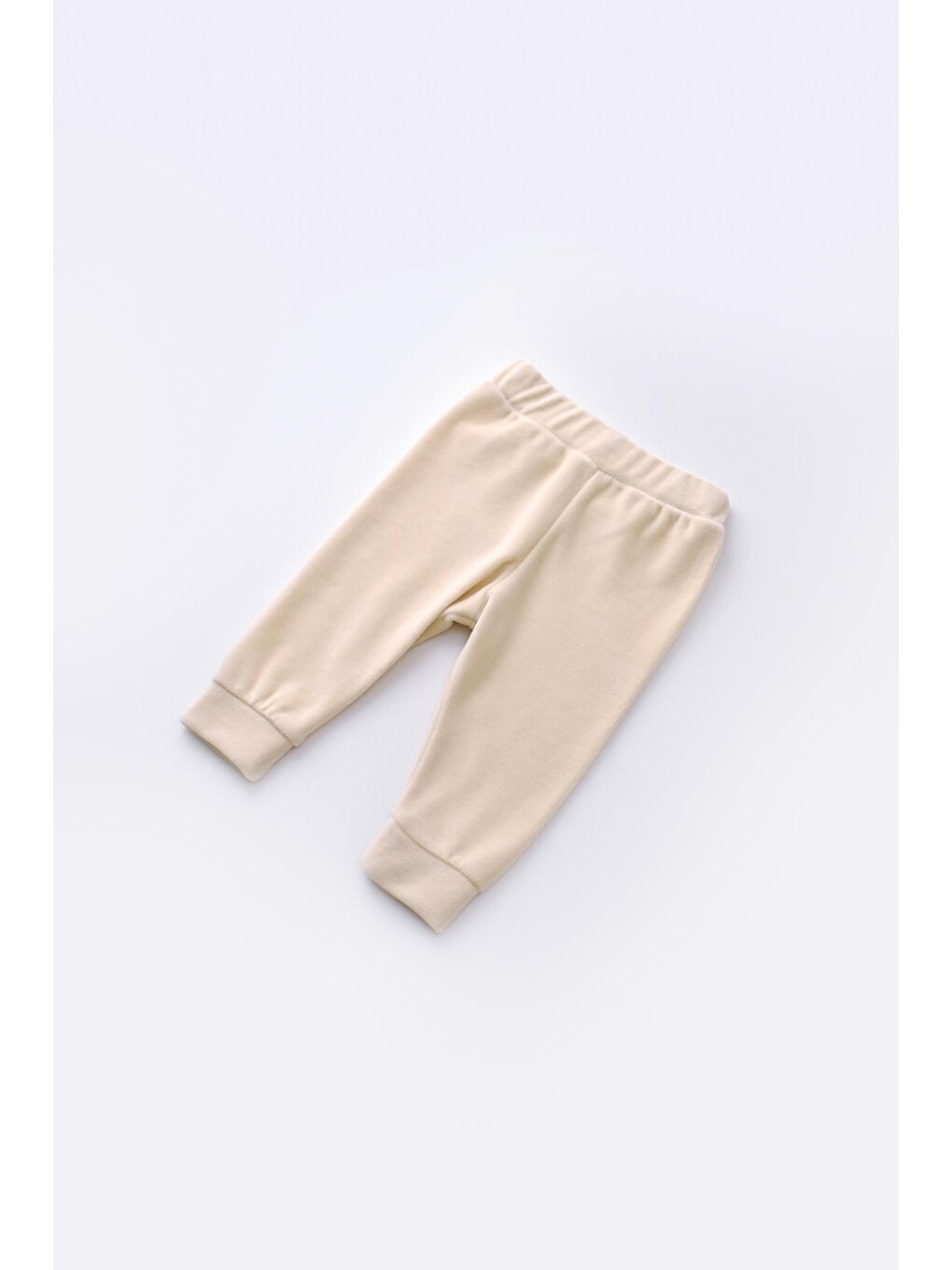 Bej Kadife Yıldız Desenli Alt & Üst Takım-4