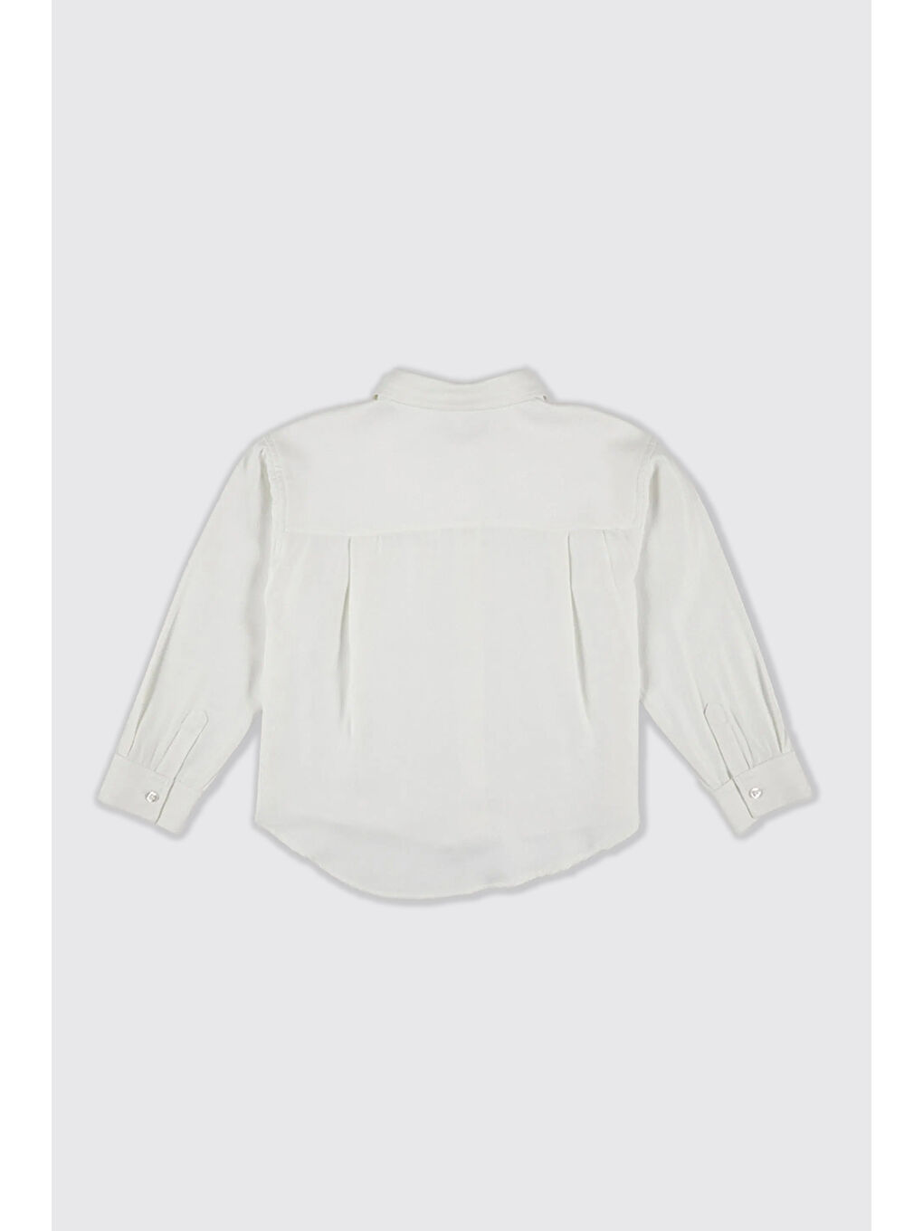 Kız Çocuk Beyaz Gömlek-1