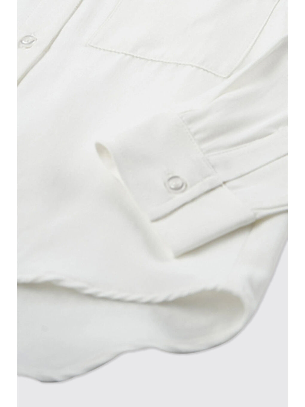 Kız Çocuk Beyaz Gömlek-2