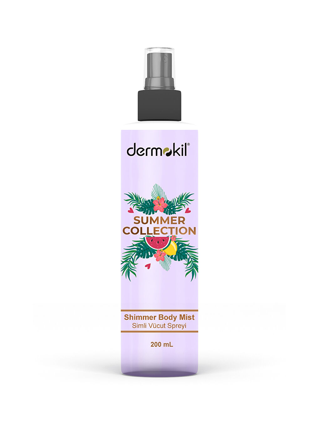 DERMOKIL Bordo-Beyaz Summer Collectıon Shimmer Body Mist 200 ml