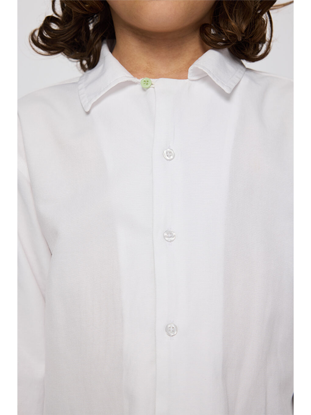 Erkek Çocuk Beyaz Oxford Gömlek-2