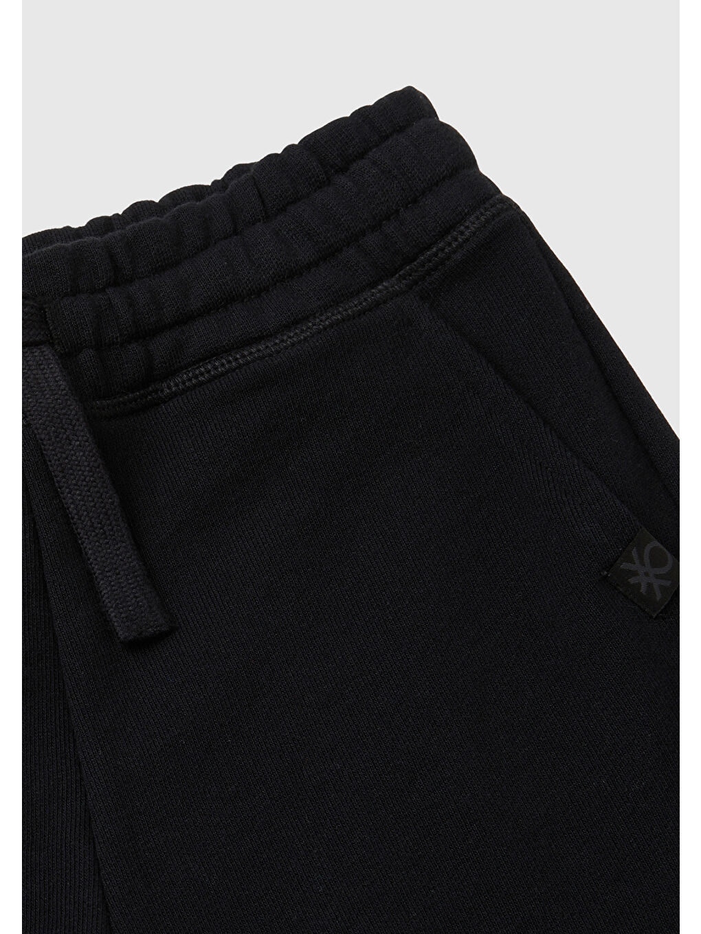 Erkek Çocuk Siyah Logolu Sweat Şort-2