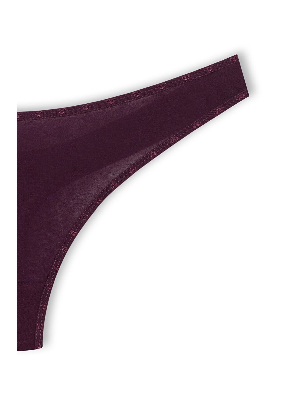 Ekru Pamuklu Kalpli Lastik Basic Tanga Kadın Külot 3'lü-7