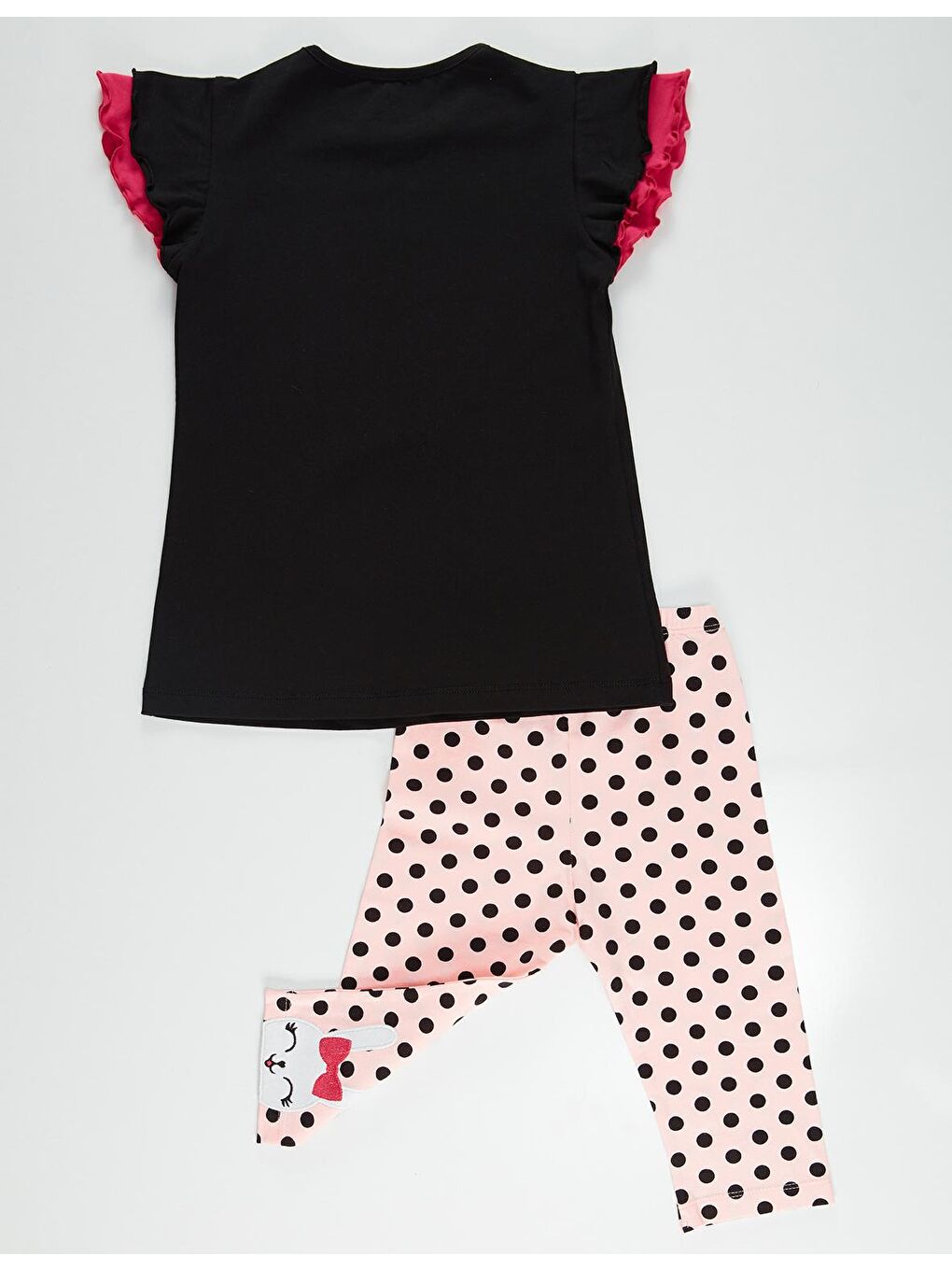 Karışık Bunny Fun Kız Tayt Takım-3