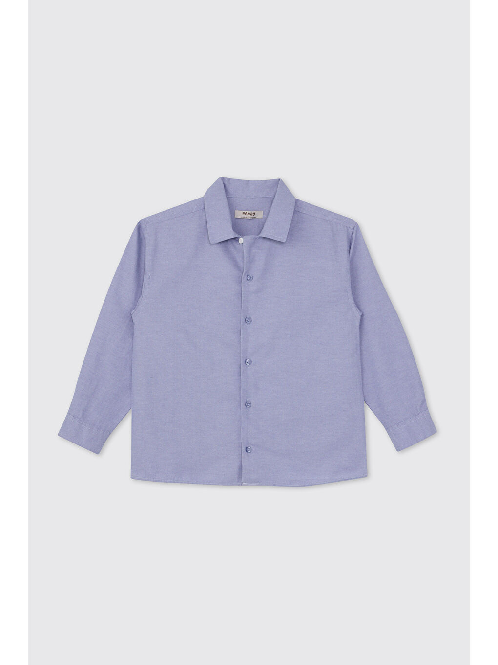 Erkek Çocuk Mavi Oxford Gömlek-1