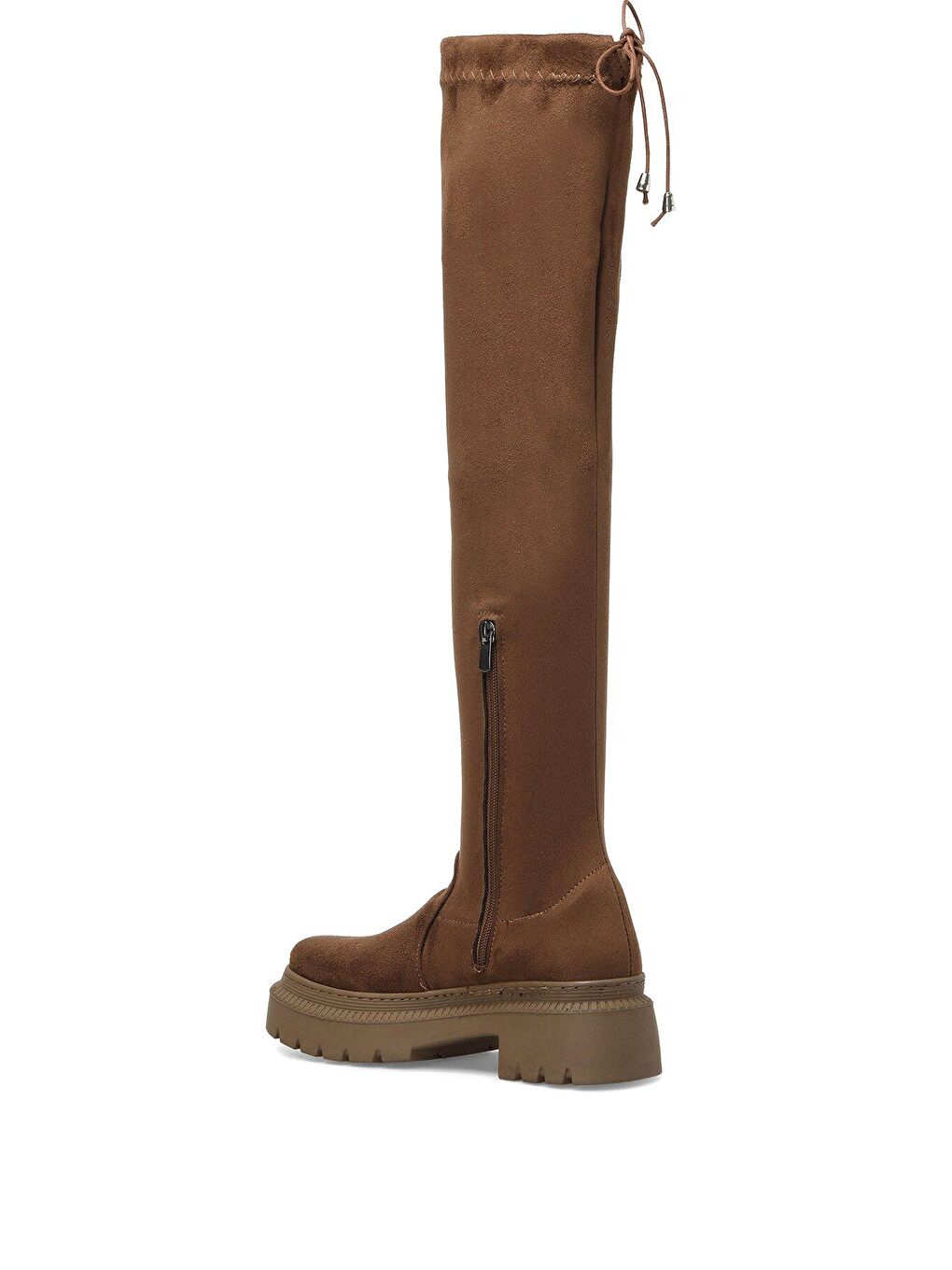 Kahverengi LAYAR 2PR Taba Kadın Diz Üstü Çizme-2