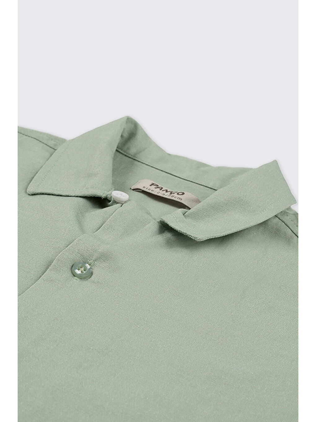 Erkek Bebek Yeşil Oxford Gömlek-2