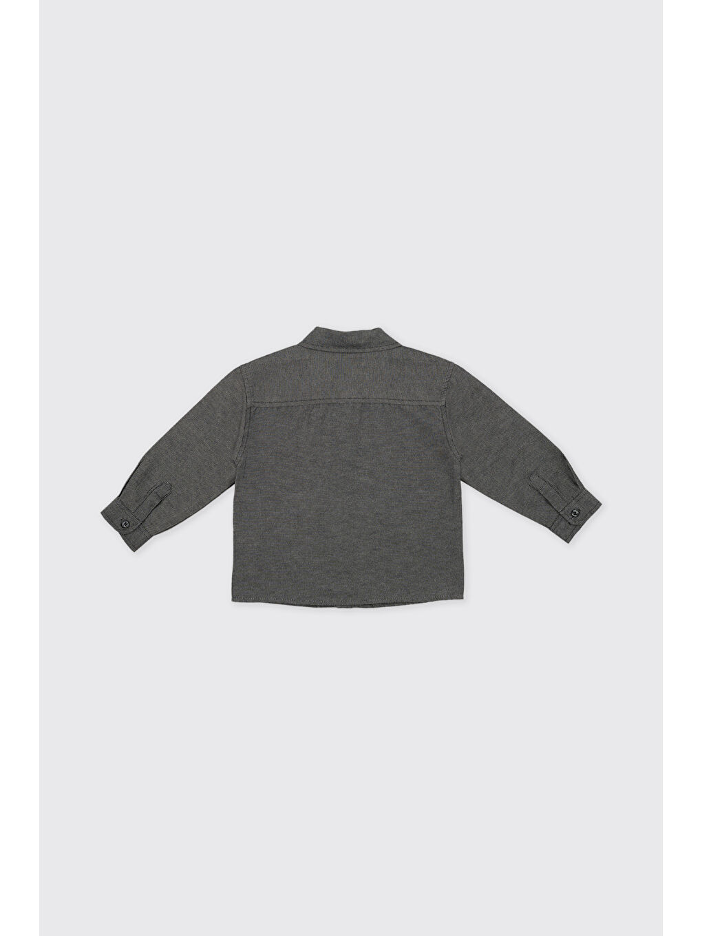 Erkek Bebek Antrasit Oxford Gömlek-2