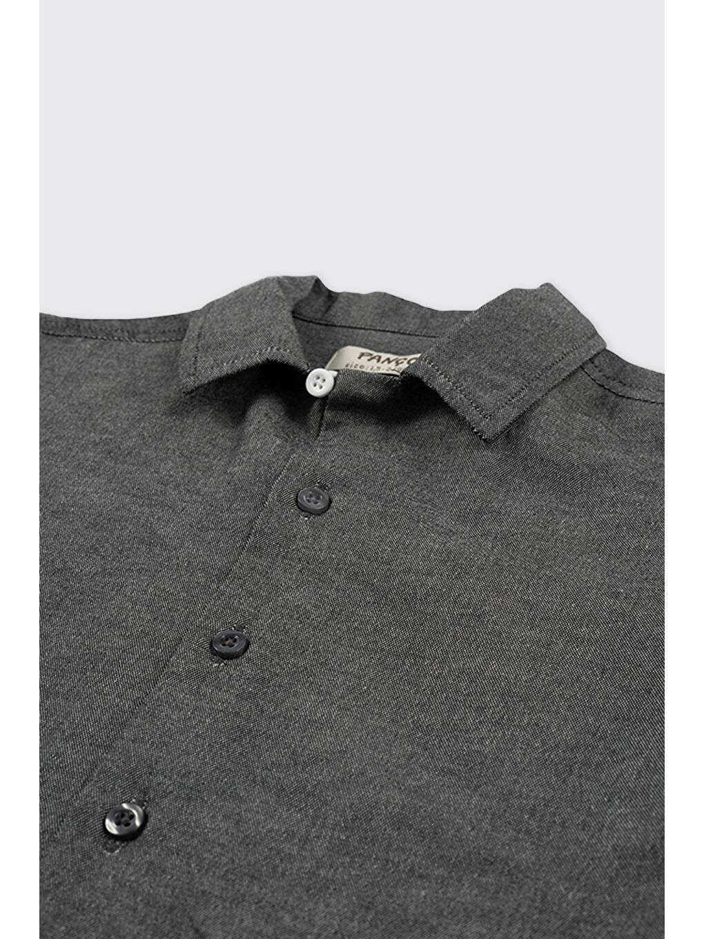 Erkek Bebek Antrasit Oxford Gömlek-3