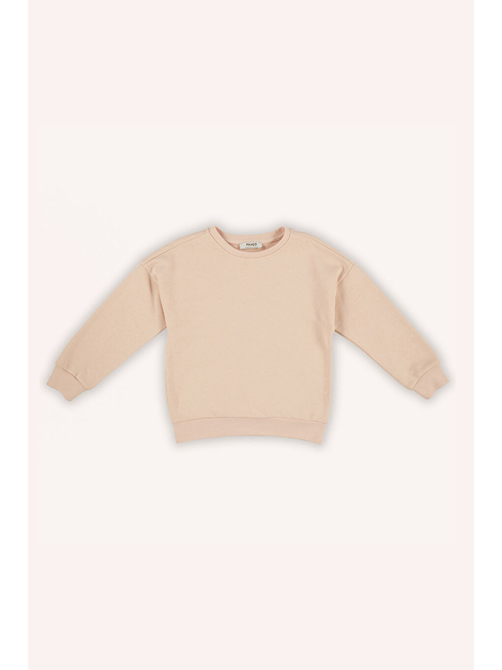 Pembe Kız Çocuk Sırtı Baskı Detaylı Somon Sweatshirt-3