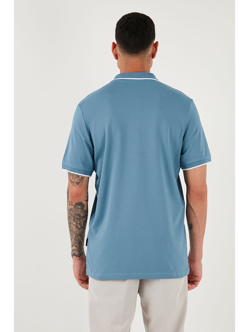 Mavi Pamuklu Regular Fit Polo Yaka Tişört 5902063-5