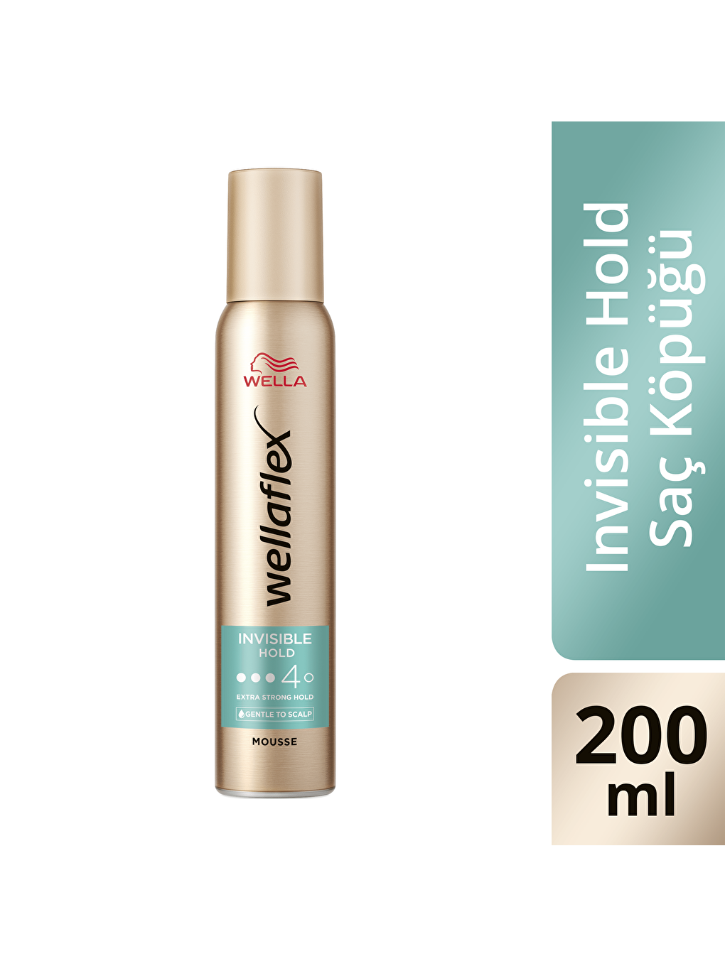 Wella Wellaflex Invisible Hold Görünmez Tutuş Sağlayan Saç Köpüğü Extra Strong Hold - 200 ml