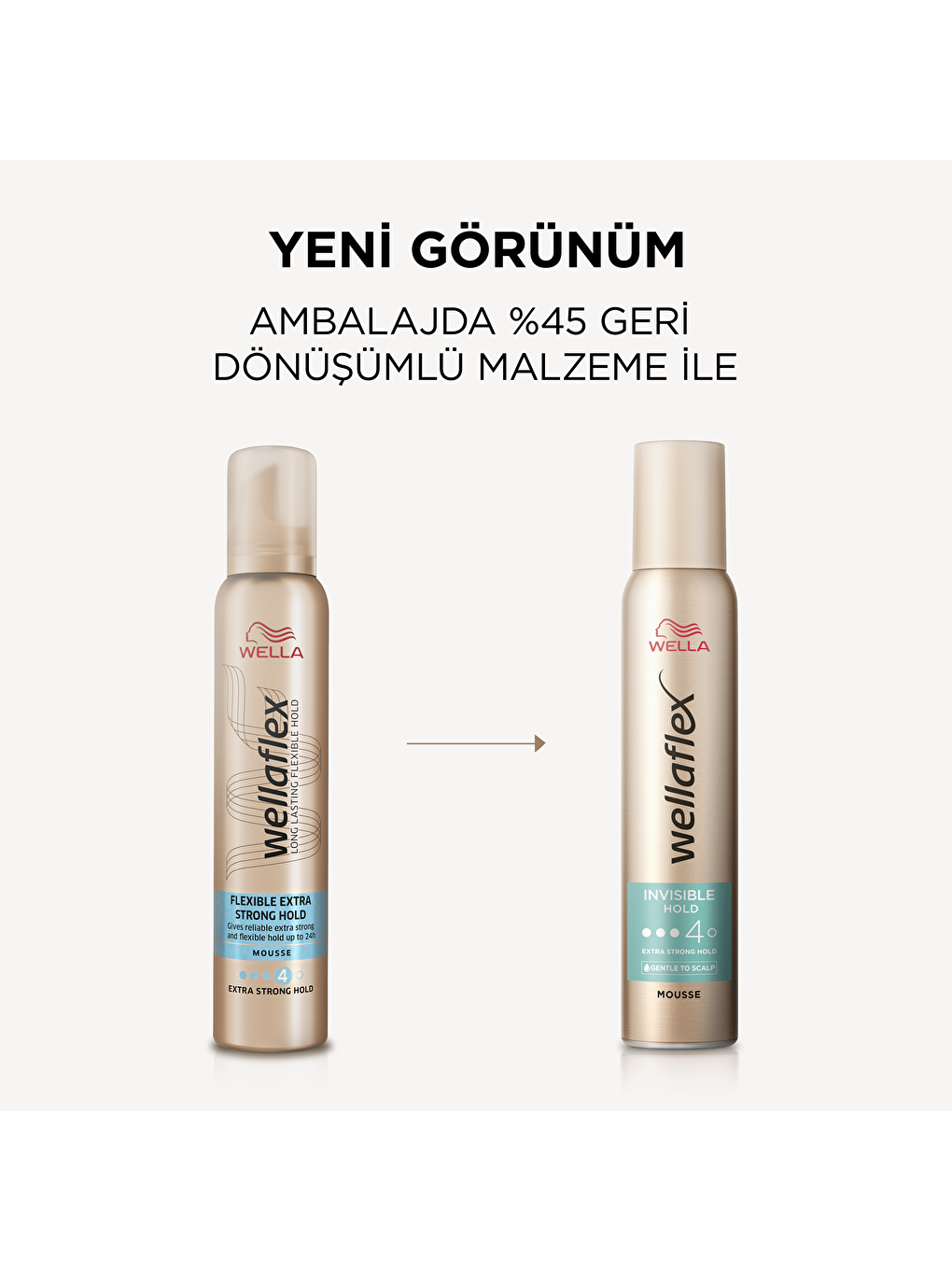 Wella Wellaflex Invisible Hold Görünmez Tutuş Sağlayan Saç Köpüğü Extra Strong Hold - 200 ml - 5