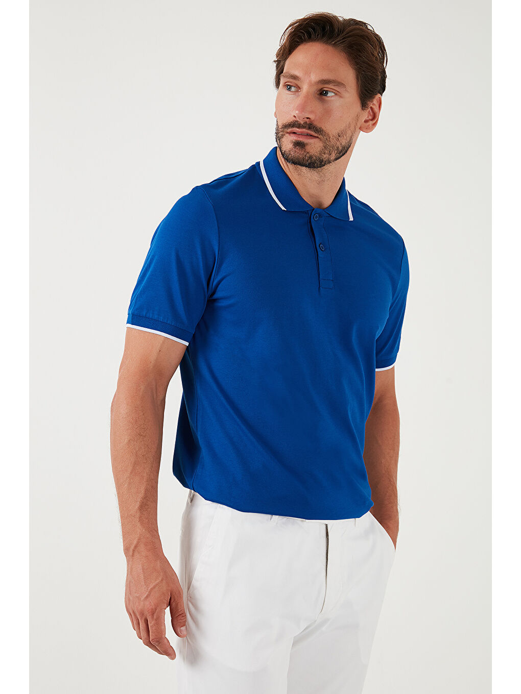 Mavi Pamuklu Regular Fit Polo Yaka Tişört 5902063-5