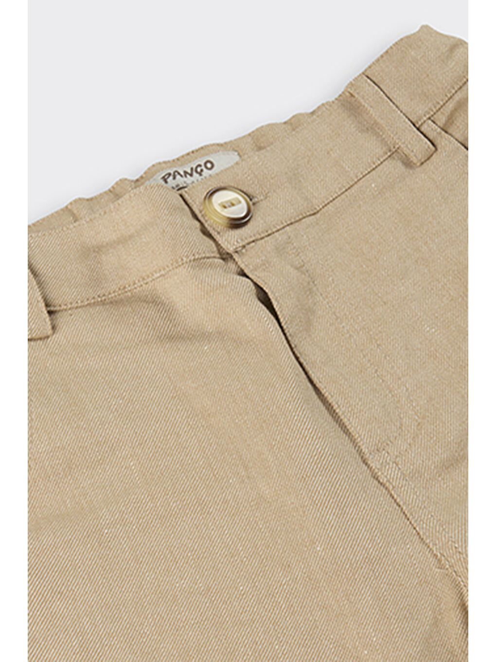 Erkek Çocuk Düğmeli Bej Pantolon-2