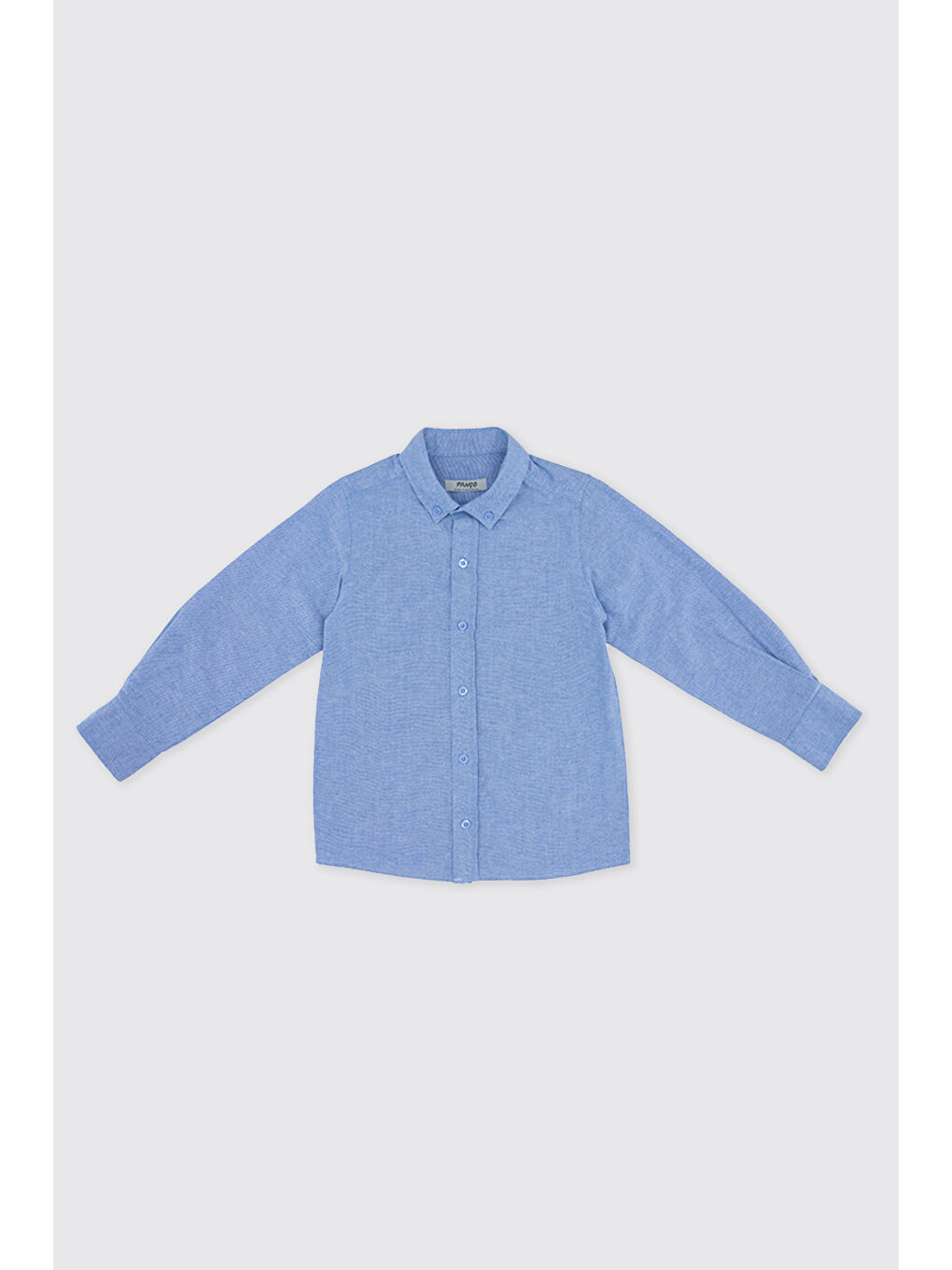 Erkek Çocuk Oxford Mavi Gömlek-2