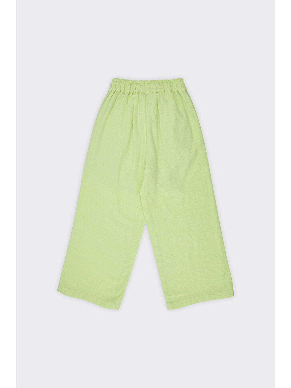 Kız Çocuk Beli Lastikli Yeşil Pantolon-1